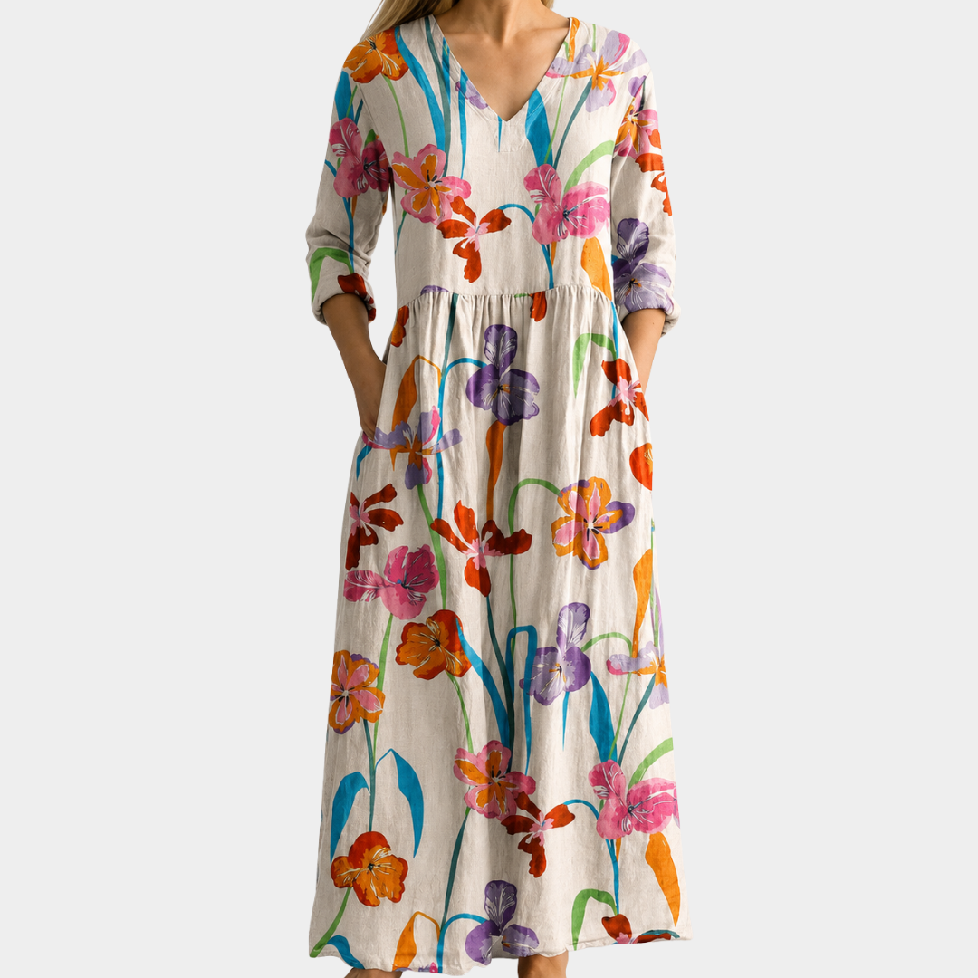 Painted Wildflower Meadow Dress